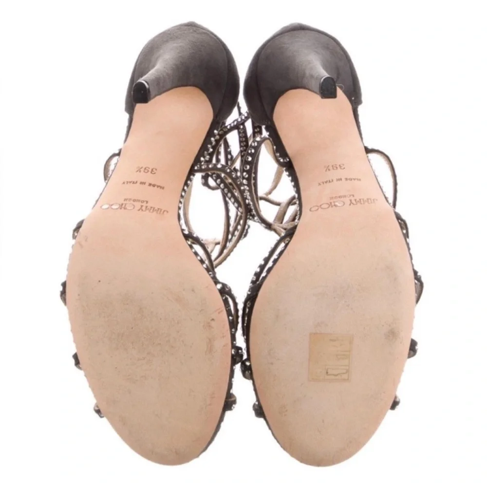 AUTHENTIC JIMMY CHOO RED CARPET HEELS - Picture 8 of 9